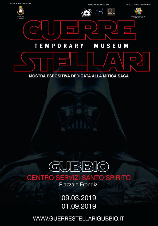 guerre stellari temporary museum gubbio 2019